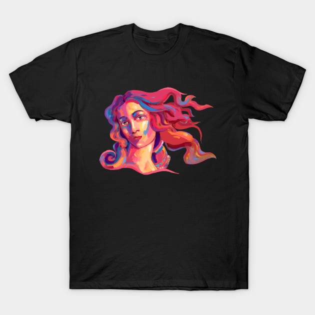 Venus portrait T-Shirt by mailsoncello